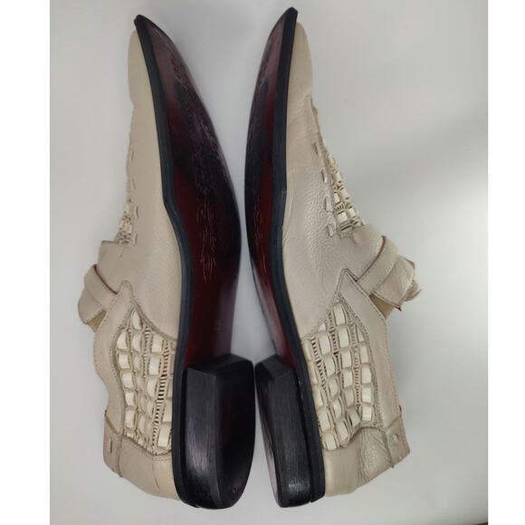 Umberto Pellegrini Woven leather shoes sz 10.5 main image 6